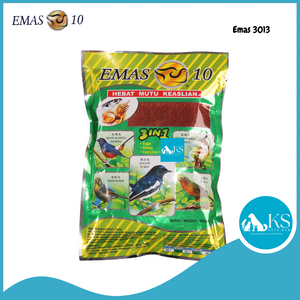 Emas10 3-in-1 Crumble with Worms 500g #3013 Song Bird Feed