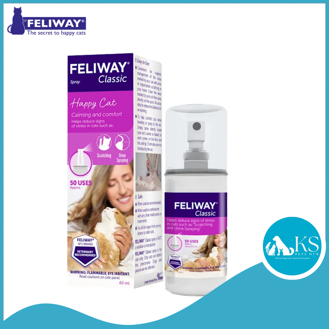 FELIWAY Classic Spray For Pet Cats 60ml