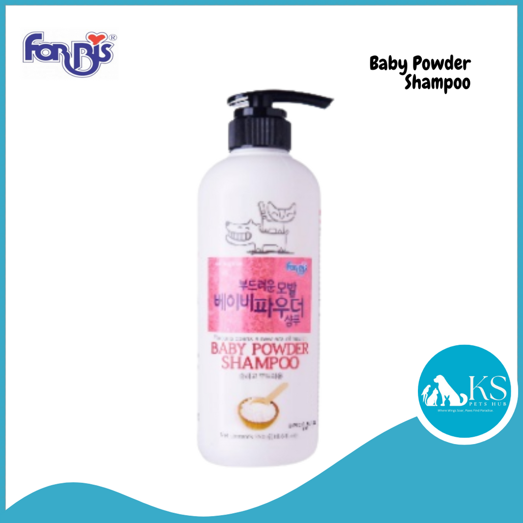 Forcans Forbis Baby Powder Shampoo 550ml For Cats Dogs