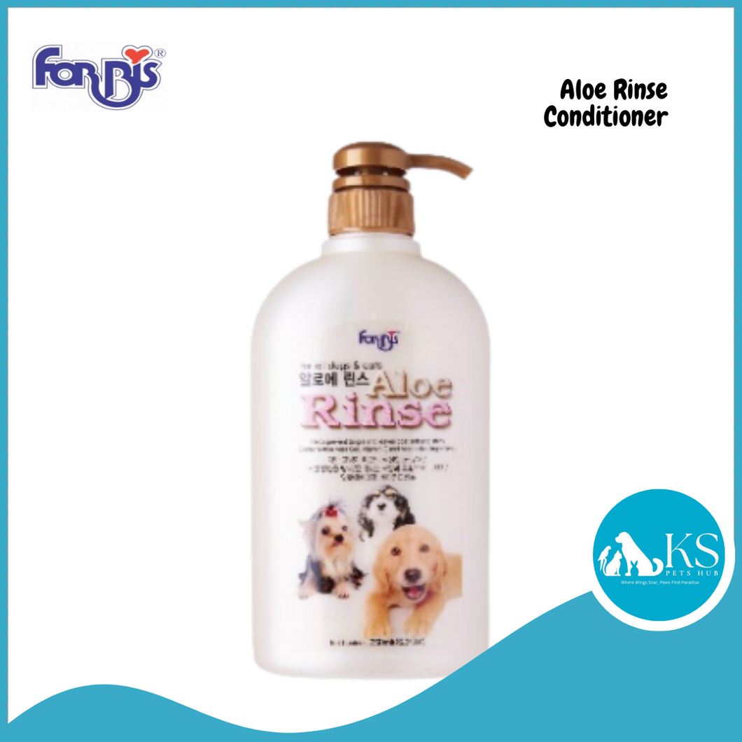 Forcans Forbis Aloe Rinse Conditioner 750ml For Cats Dogs