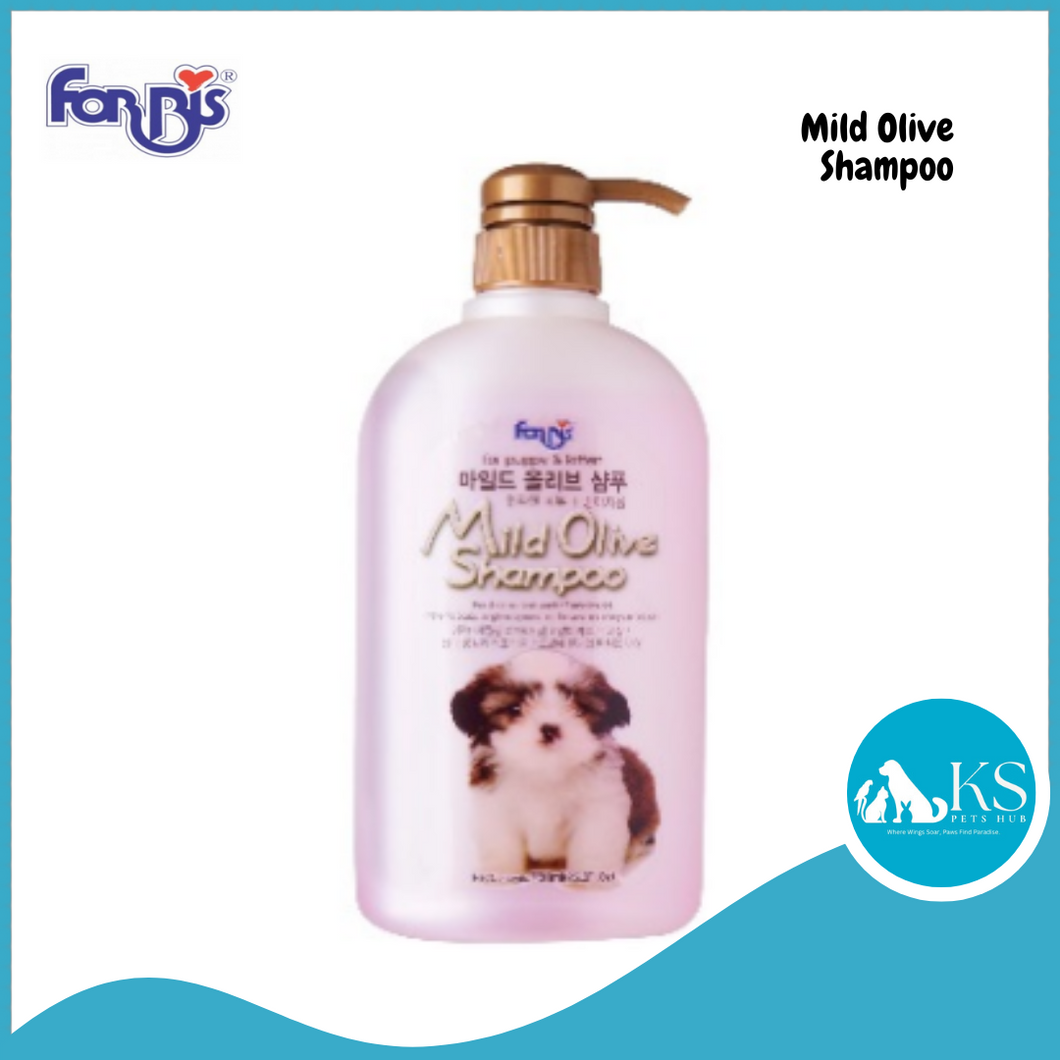 Forcans Forbis Mild Olive Shampoo 750ml For Kittens Cat Puppy Dog