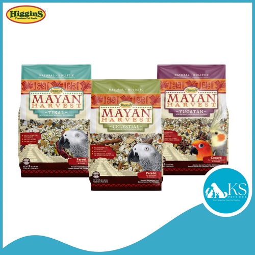 HigginS Mayan Harvest Celestial 3lb / Tikal 3lb / Yucatan 3lb Parrot Bird Feed