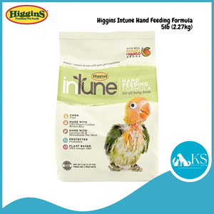 HigginS inTune Hand Feeding Formula 10oz(283g) / 5lb(2.27kg) Bird Feed