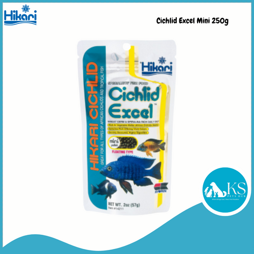 Hikari Cichlid Excel Mini 250g Fish Feed