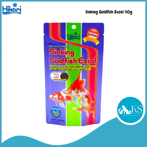 Hikari Sinking Goldfish Excel 110g Fish Feed