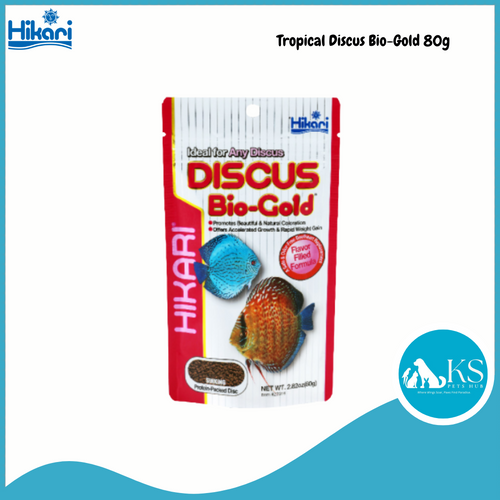 Hikari Tropical Discus Bio-Gold 80g Fish Food