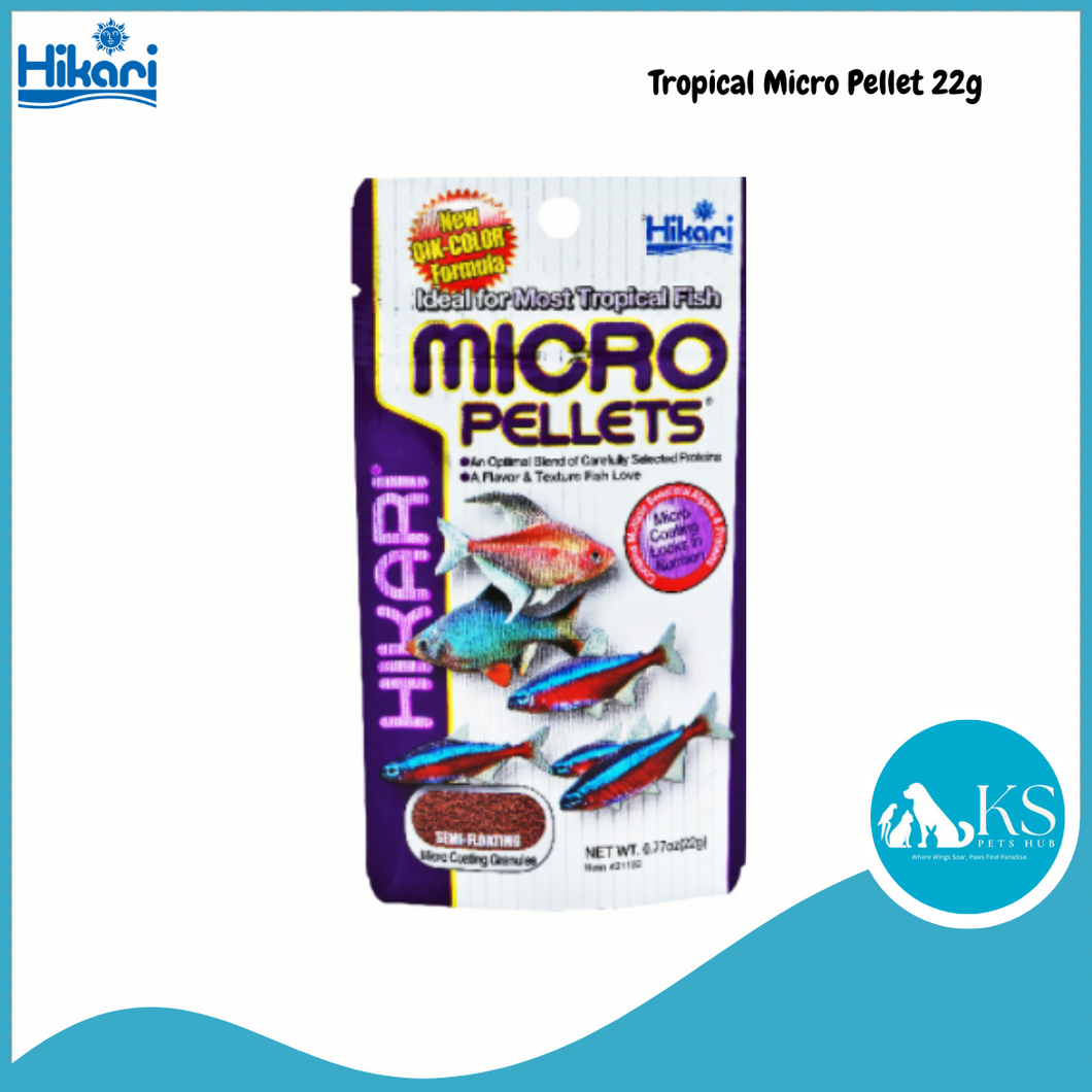 Hikari Tropical Micro Pellet 22g Fish Feed