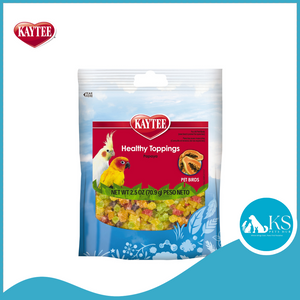 Kaytee Bird Treats - Healthy Toppings Papaya 2.5oz / Healthy Bits 4.5oz Bird Treats