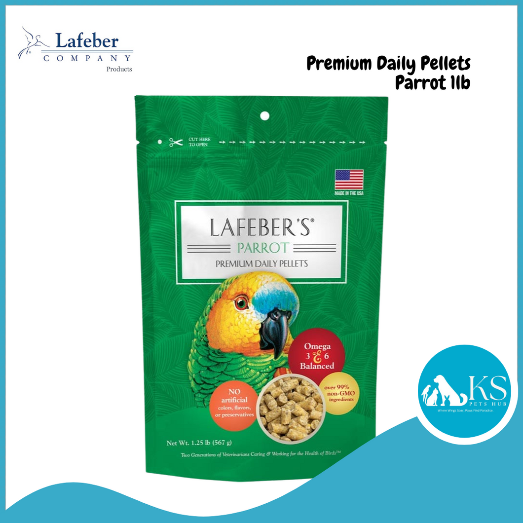 Lafeber Parrot Premium Daily Pellets 1.25lb Parrot Bird Feed