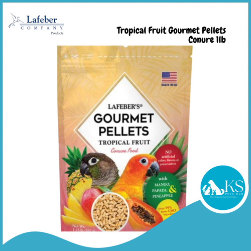 Lafeber Conure Tropical Fruit Gourmet Pellets 1.25lb / 4lb