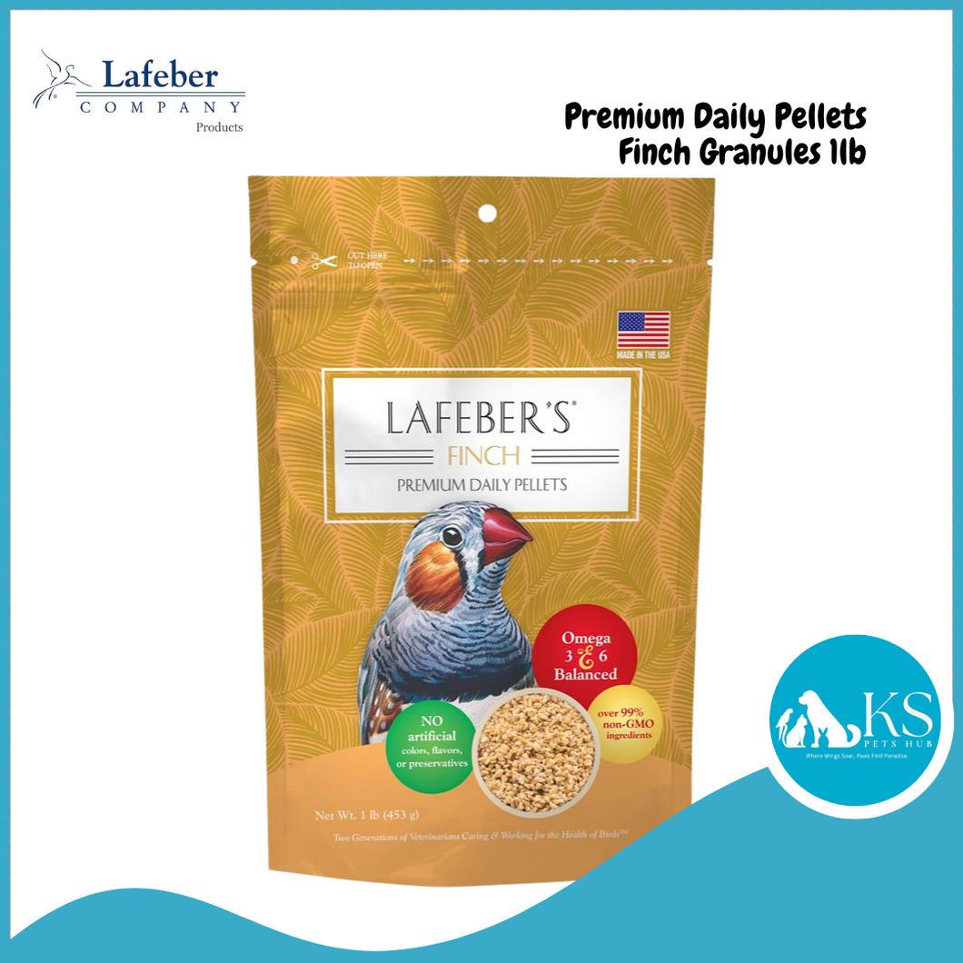 Lafeber Finch Premium Daily Pellets 1lb Song Bird Feed