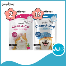 Load image into Gallery viewer, Loveabowl Clean‑A‑Pet Stress‑Free Pet Glove For Cat &amp; Dog Cica Cherry Blossom Cactus 2pcs / 10pcs