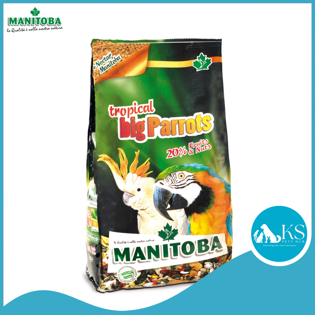 Manitoba Tropical Big Parrot 2kg Bird Feed