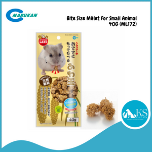 Marukan Bite Size Millet For Small Animal 40G (ML172)