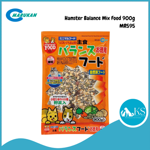 Marukan Hamster Balance Mix Food 900g MR595 Small Animal Feed