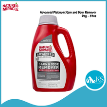 Load image into Gallery viewer, Nature’s Miracle Advanced Platinum Stain and Odor Remover &amp; Virus Disinfectant Eliminator - Dog (32oz/ 64oz)