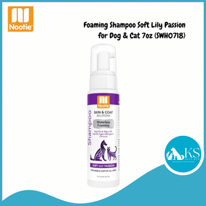 Nootie Waterless Hypoallergenic Foaming Shampoo Soft Lily Passion for Dog & Cat 7oz (SWH0718)