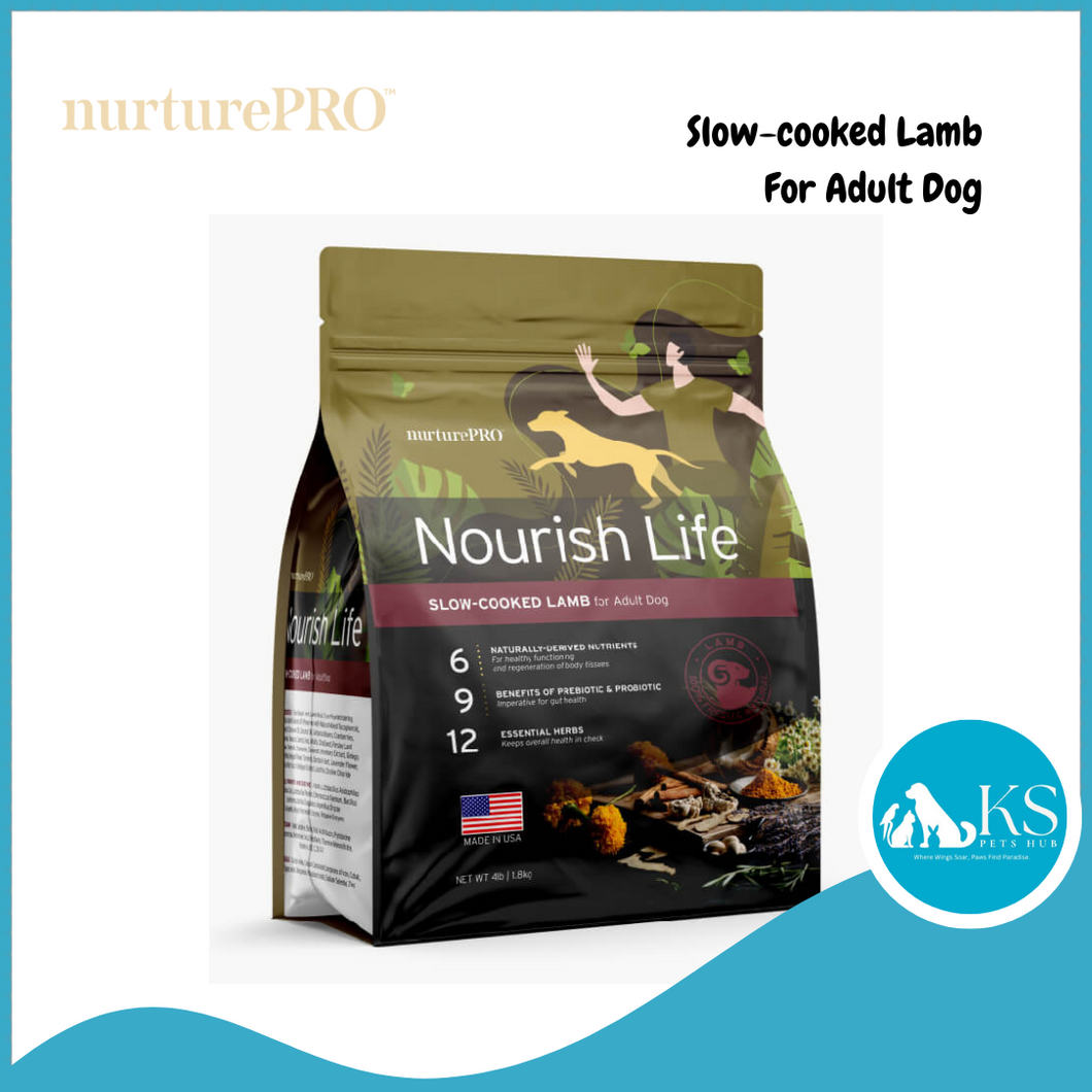 Nurture Pro Nourish Life Lamb Dry Dog Food 4lb
