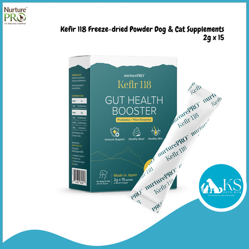 NurturePRO Kefir 118 For Dog & Cat (2g x 15s) Freeze-dried Powder Probiotics Dog Supplements Vitamin