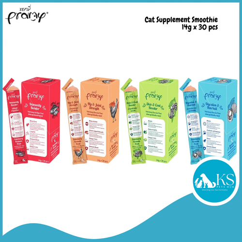 Pramy Cat Supplement Smoothie Hip & Joint / Immunity / Skin Coat / Digestive 14g x 30