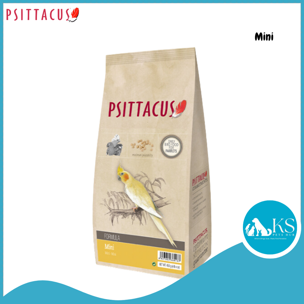 Psittacus Mini Parrot Bird Food 450g/3kg