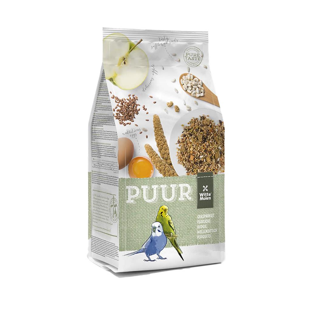 Witte Molen Puur Budgie 2kg Parrot Bird Food Diet