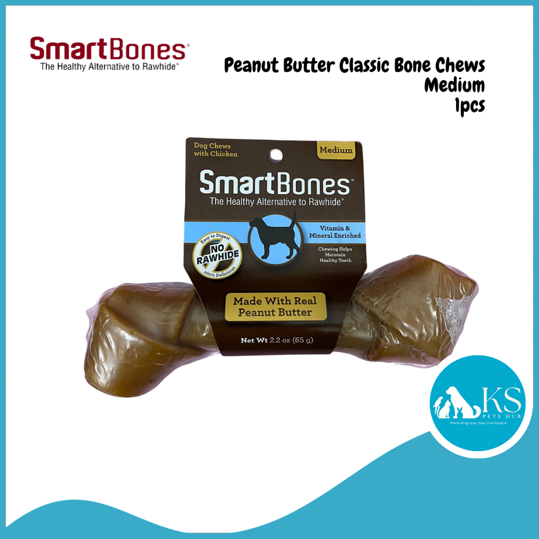 Smartbones Dog Chews With Chicken Peanut Butter 65g