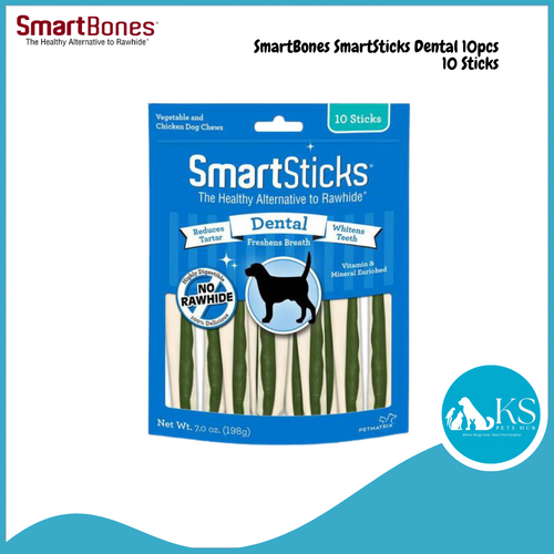 SmartBones SmartSticks Dental 10pcs For Dogs