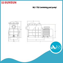 Load image into Gallery viewer, SUNSUN HLS-750 (swimming pool pump) Fish &amp; Aquatic
