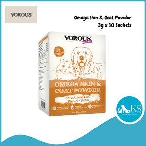 Vorous Wellness Omega Skin & Coat Powder 3g x 30 Sachets