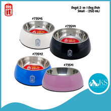 Load image into Gallery viewer, Dogit 2-in-1 Dog Dish, Small, Assorted Color (350ml) #73541/ #73542/ #73544 / #73545