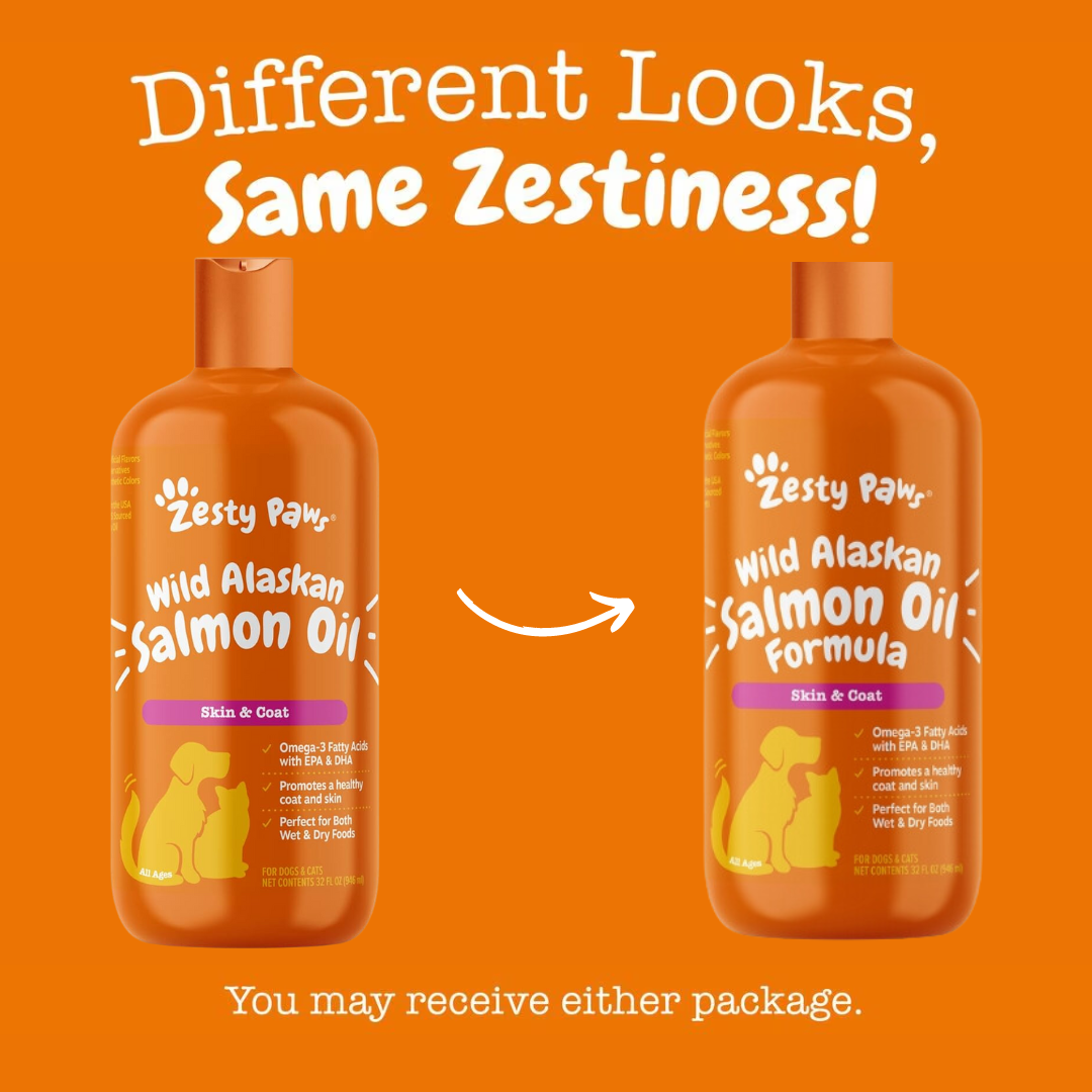 Zesty Paws Wild Alaskan Salmon Oil 32oz For Cats Dogs – KS Pets Hub