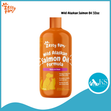 Load image into Gallery viewer, Zesty Paws Wild Alaskan Salmon Oil 8oz/16oz/32oz For Cats &amp; Dogs Supplements