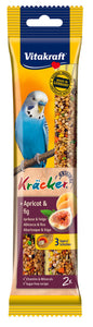 Vitakraft Birds Kräcker Original + Apricot & Fig Budgerigars 2pcs