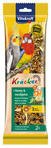 Vitakraft Birds Kräcker Original + Honey & Eucalyptus Cockatiel 2pcs