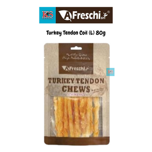 Afreschi Turkey Tendon Variety Pack Assorted Chew For Puppy Dog