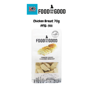 Food For The Good Freeze Dried Chicken Breast 100g