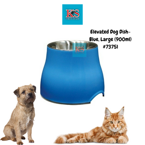 Dogit Elevated Dog Dish-Assorted Color, Large (900ml) #73751/52/53