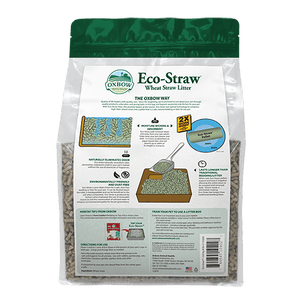 Oxbow Eco-Straw Litter 8lb / 20lb For Small Animals