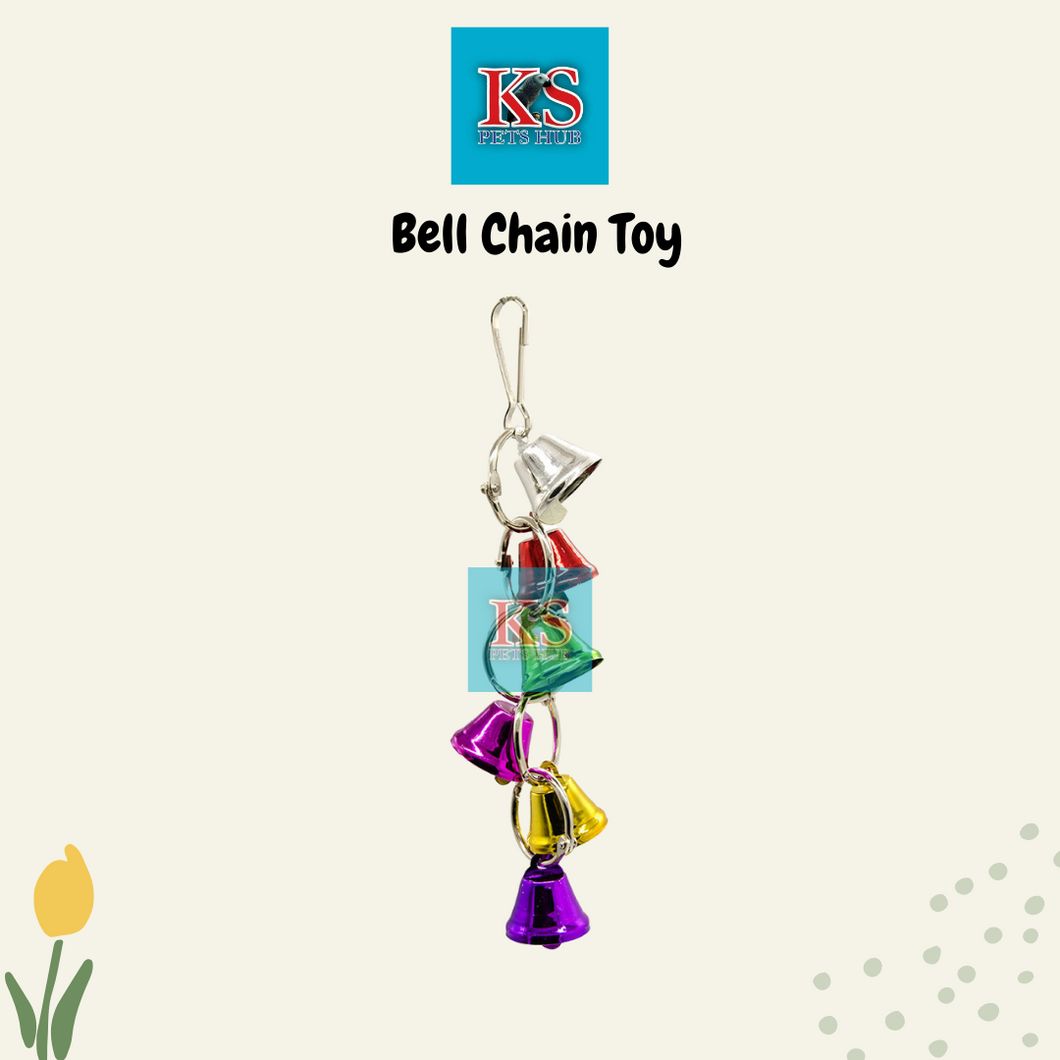 Ringing Bells Chain Toy For Parrot Bird Toys (KSPH0022)