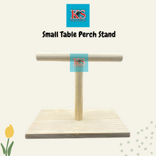 Load image into Gallery viewer, Small Table Top T-Perch Wood Table Perch Stand for Parrot Bird (KSPH0023)