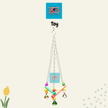 Load image into Gallery viewer, Hanging Triangle Perch Swing Toy for Parrot Bird (KSPH0017/KSPH0018)