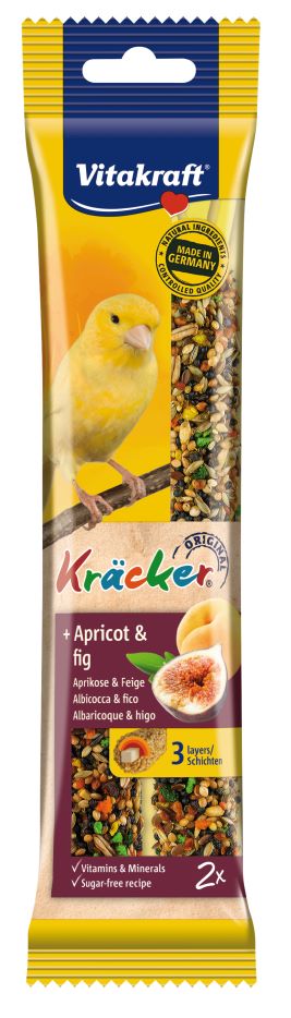 Vitakraft Birds Kräcker Original + Apricot & Fig Canary 2pcs