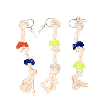 Load image into Gallery viewer, Laroy Bird Toys #4745042 Bird Rope with 4 Knots &amp; Acrylic 70cm