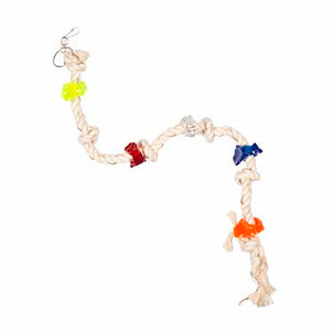 Laroy Bird Toys #4745041 Bird Rope with 3 Knots & Acrylic 28cm