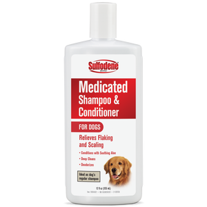 Sulfodene Medicated Shampoo & Conditioner for Dogs 12oz (355ml)