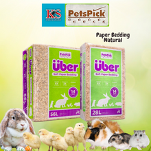 Load image into Gallery viewer, PETSPICK Uber Paper bedding Natural 28L / 56L for Small Animals