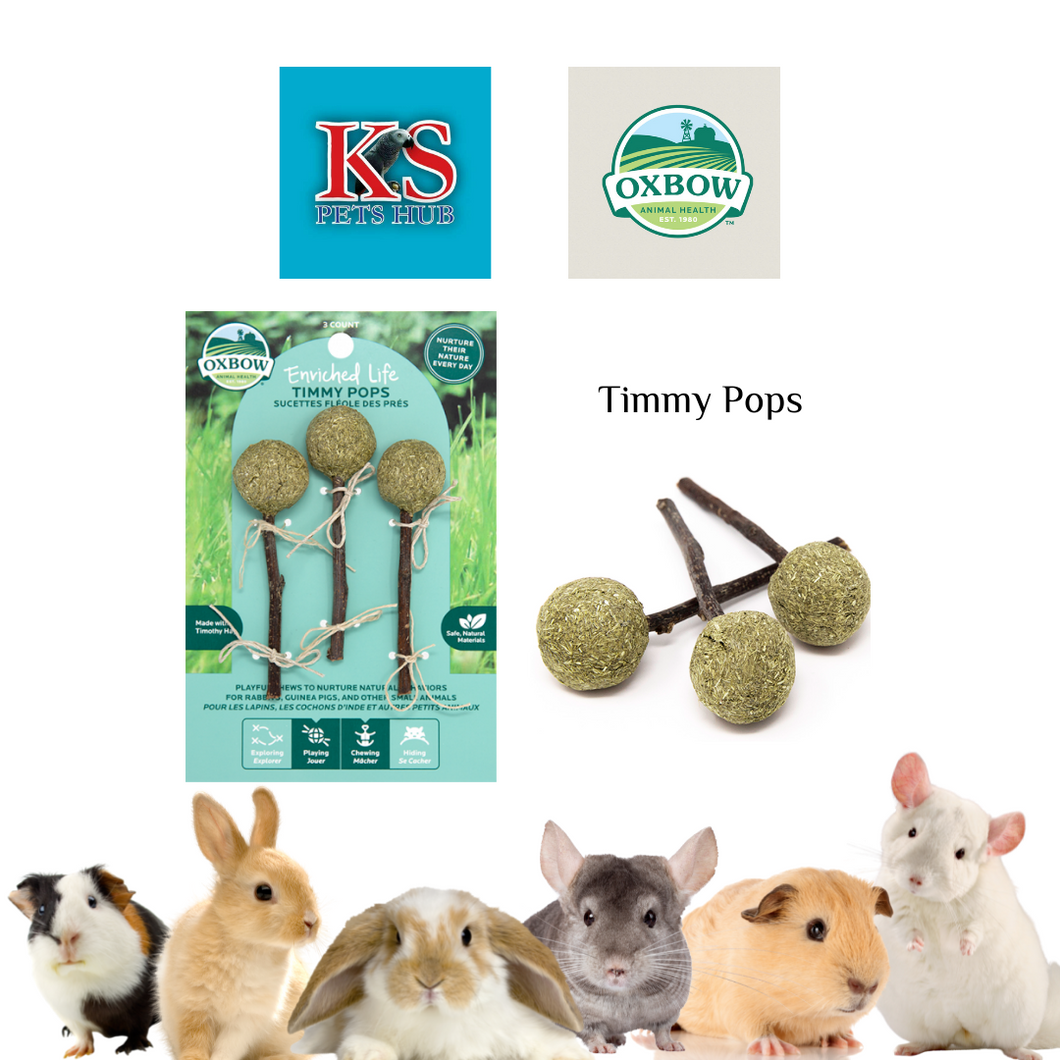Oxbow Enriched Life Timmy Pops Small Animals Chew Toys