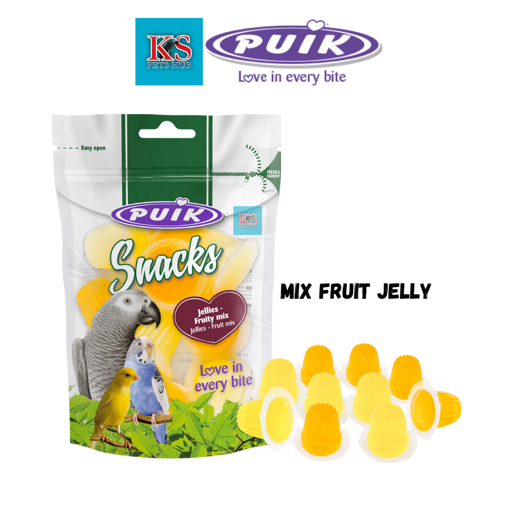 Puik Snacks Jellies - fruity mix 10 pcs / 160g Bird Feed