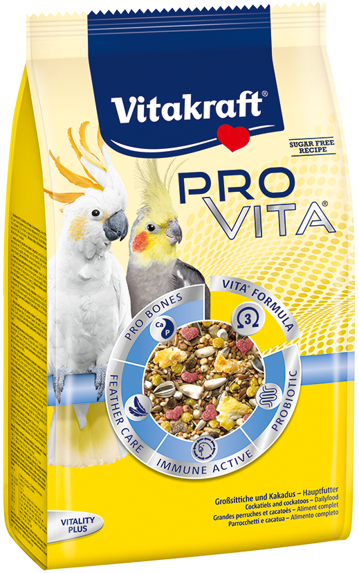 Vitakraft Birds Pro Vita Large Parakeet and Cockatoo 800g